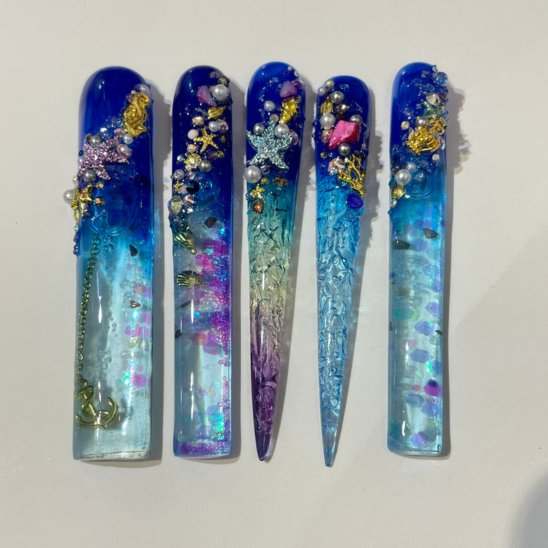 Sea wonderland Nails【NEW010】