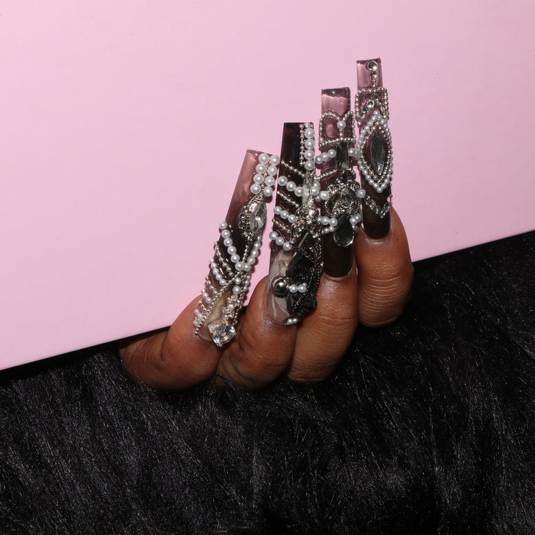 Black pearl Nail H43-1140