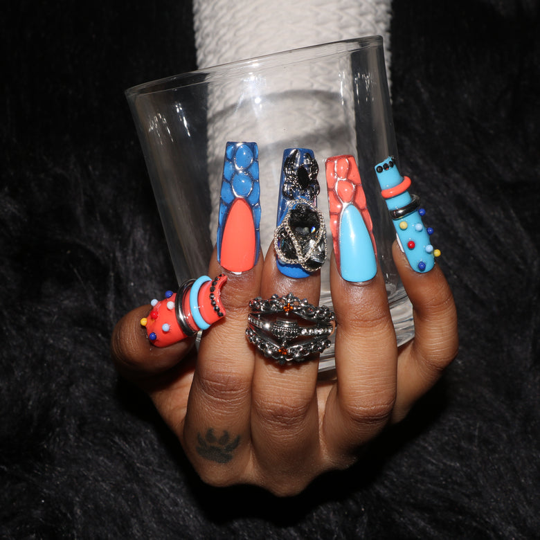 Spider Azure Nail H46-1315