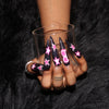 Black Starry Barbie Nail S47-1359