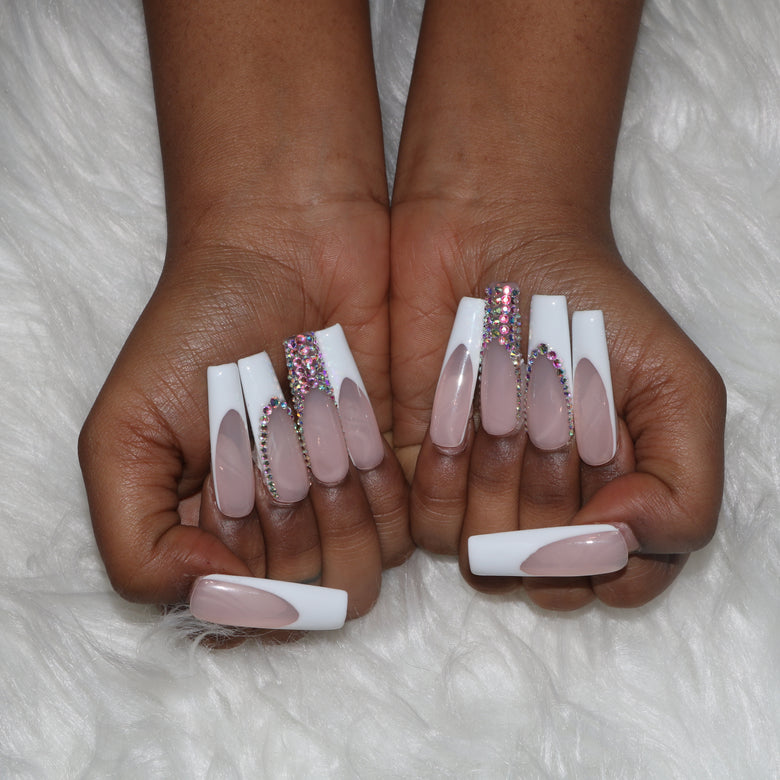 Pink Diamond Nails H43-1181