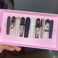 GUCCI  Handmade Acrylic  Square Nails