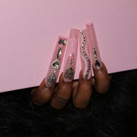  Blush Crystal Nail H31-1058