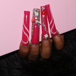 Crimson Gem Nail H42-1094