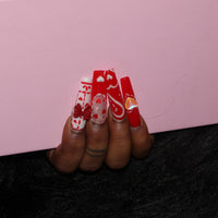 H43-1244 Red elegant