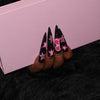 Black Starry Barbie Nail S47-1359