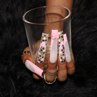 Hearty Pink Nail  H42-1089