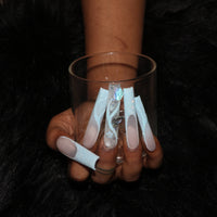 Blue Gradient Nail H44-1210