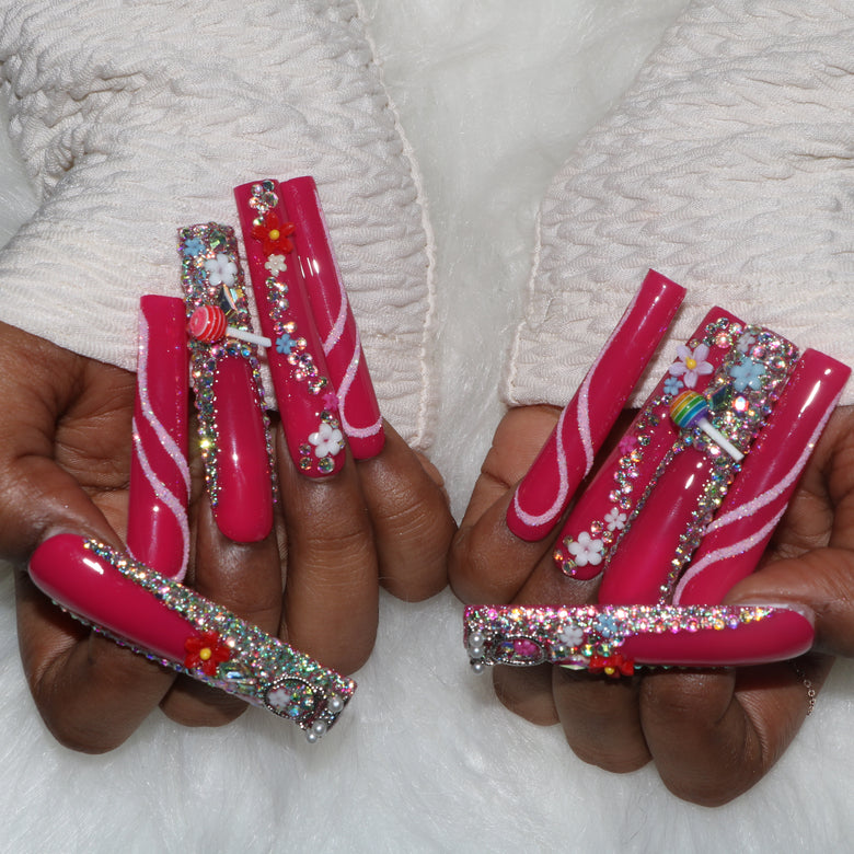 Crimson Gem Nail H42-1094