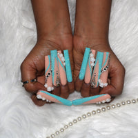 Blue Diamond Curve Nail H44-1231