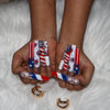 Flag Stripes Nail H44-1241