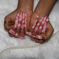 Pink Blossom Nail H44-1255
