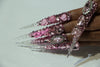 Exclusive pink diamond Nails S44-1202