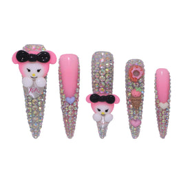Cute Melody Nail S43-1130
